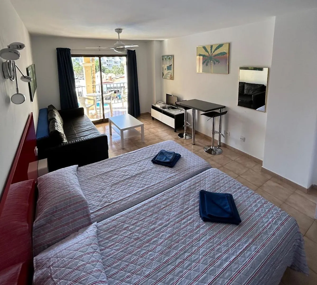 Modern Studio Free Wifi Heated Pool Los Cristianos  Spain